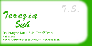 terezia suh business card